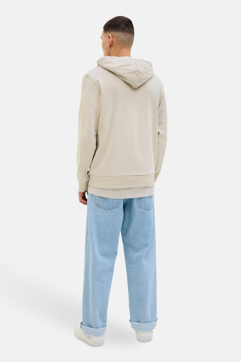 Sweater met kap Beige - JACK & JONES