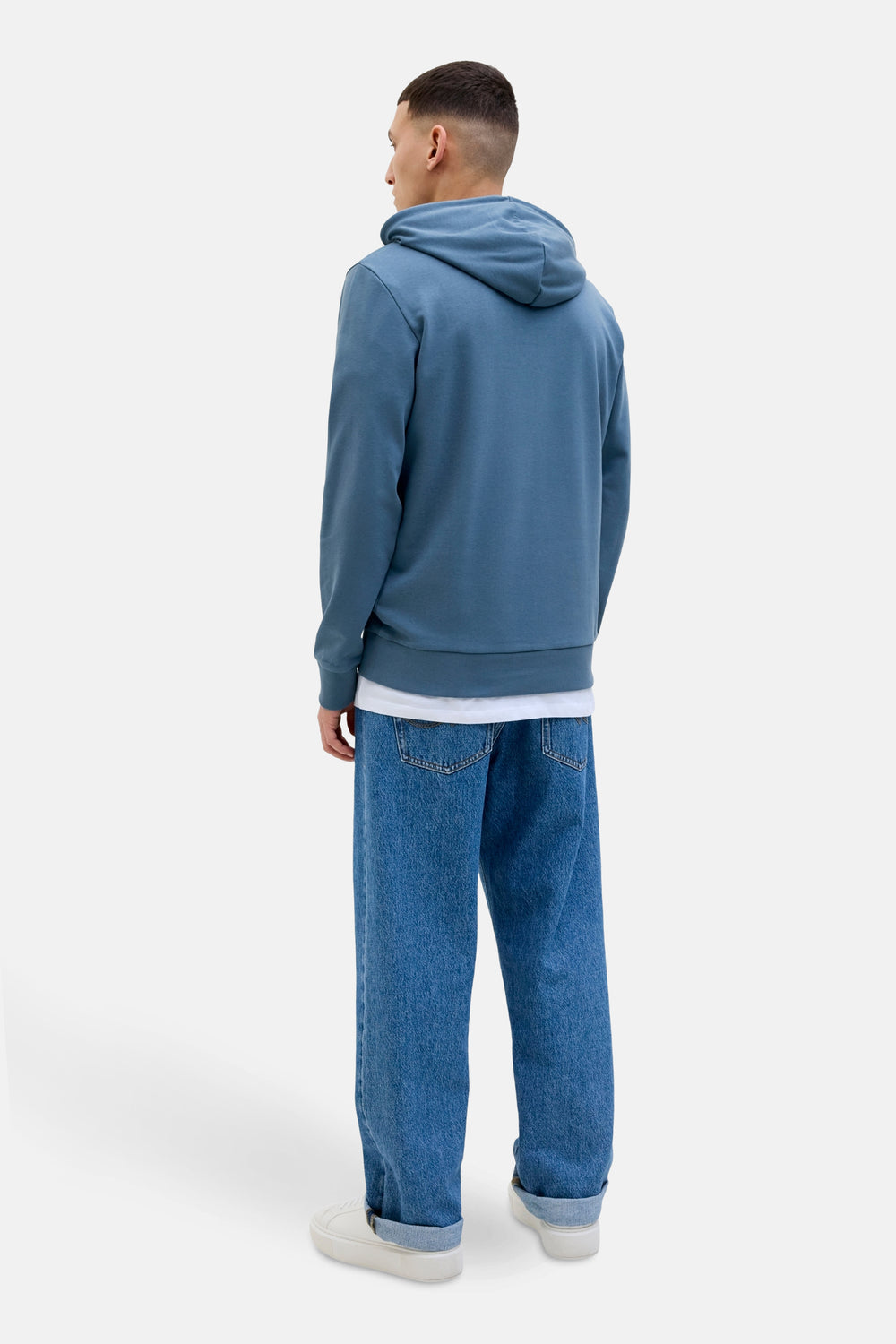 Sweater met kap Blauw - JACK & JONES