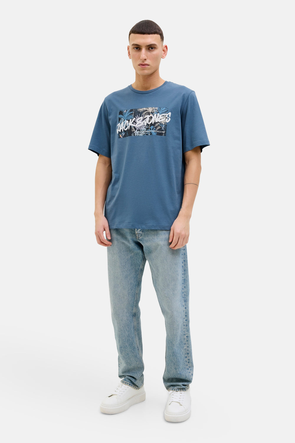 T-shirt (manches courtes) Bleu - JACK & JONES