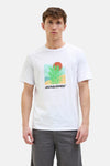 T-shirt (korte mouwen) Wit - ORIGINALS BY JACK & JONES