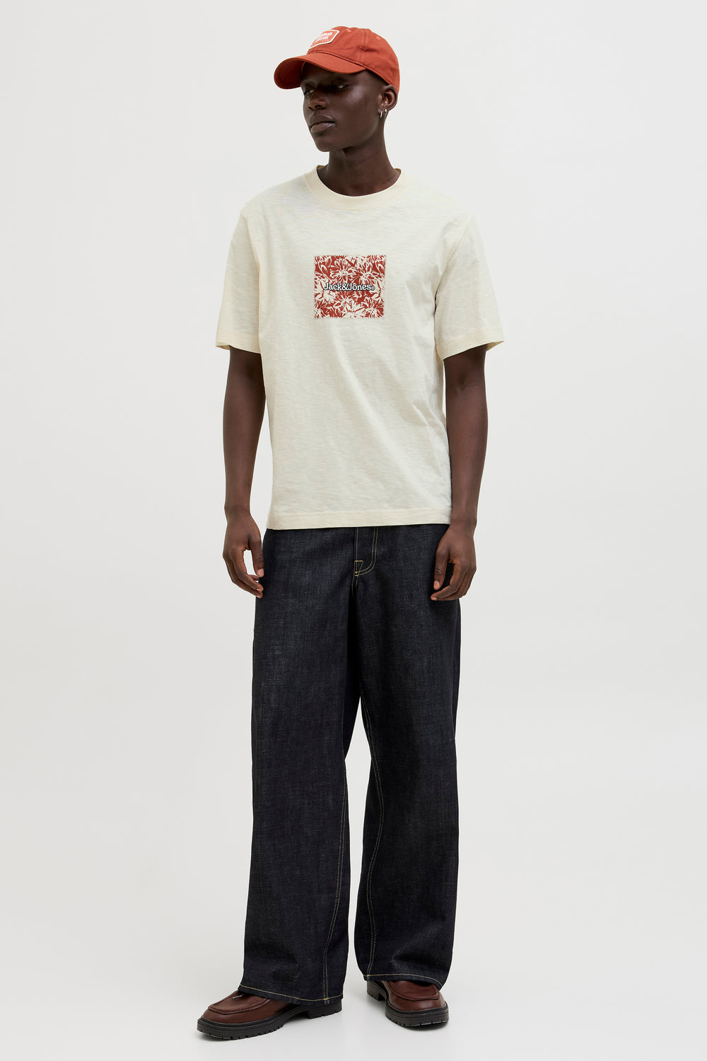 T-shirt (korte mouwen) Wit - ORIGINALS BY JACK & JONES