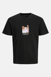 T-shirt (korte mouwen) Zwart - ORIGINALS BY JACK & JONES