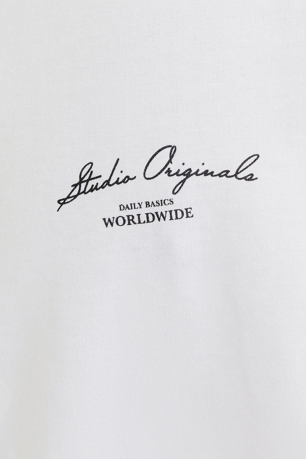 T-shirt (korte mouwen) Wit - ORIGINALS BY JACK & JONES