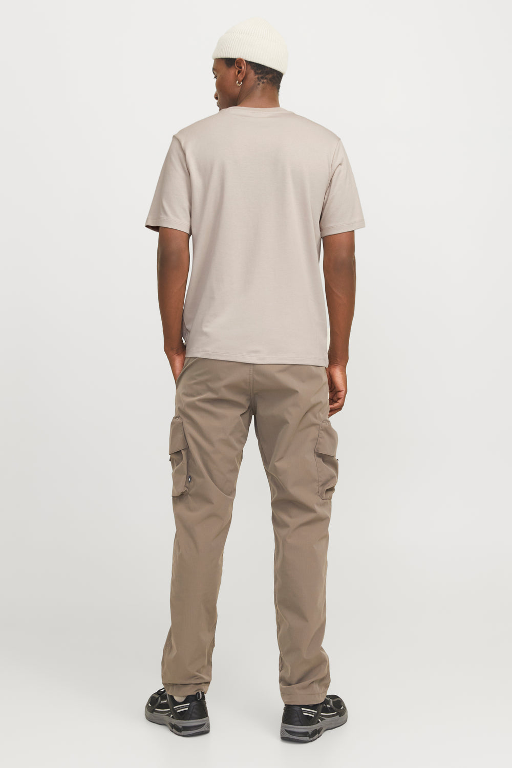 T-shirt (korte mouwen) Beige - JACK & JONES