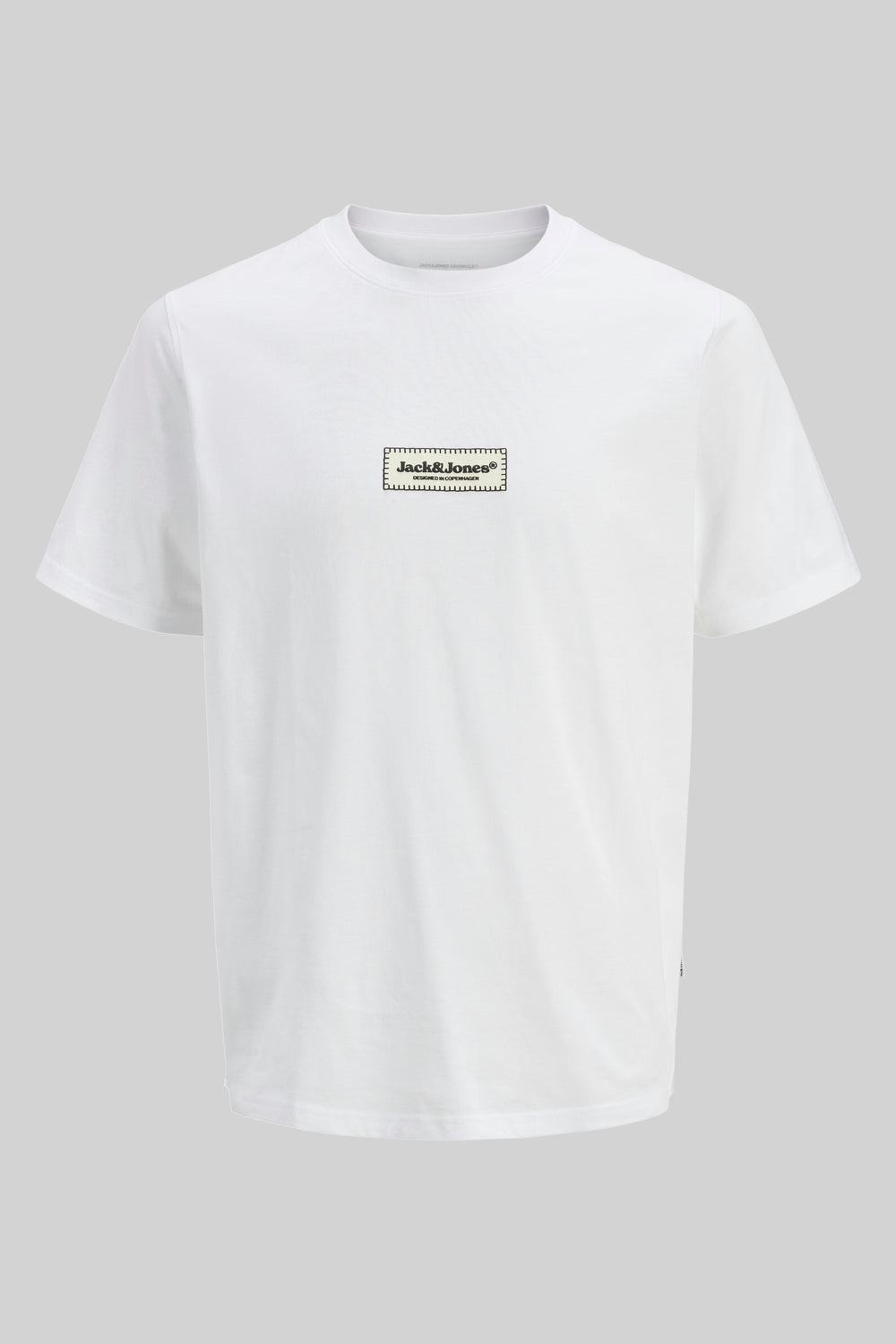 T-shirt (korte mouwen) Wit - ORIGINALS BY JACK & JONES