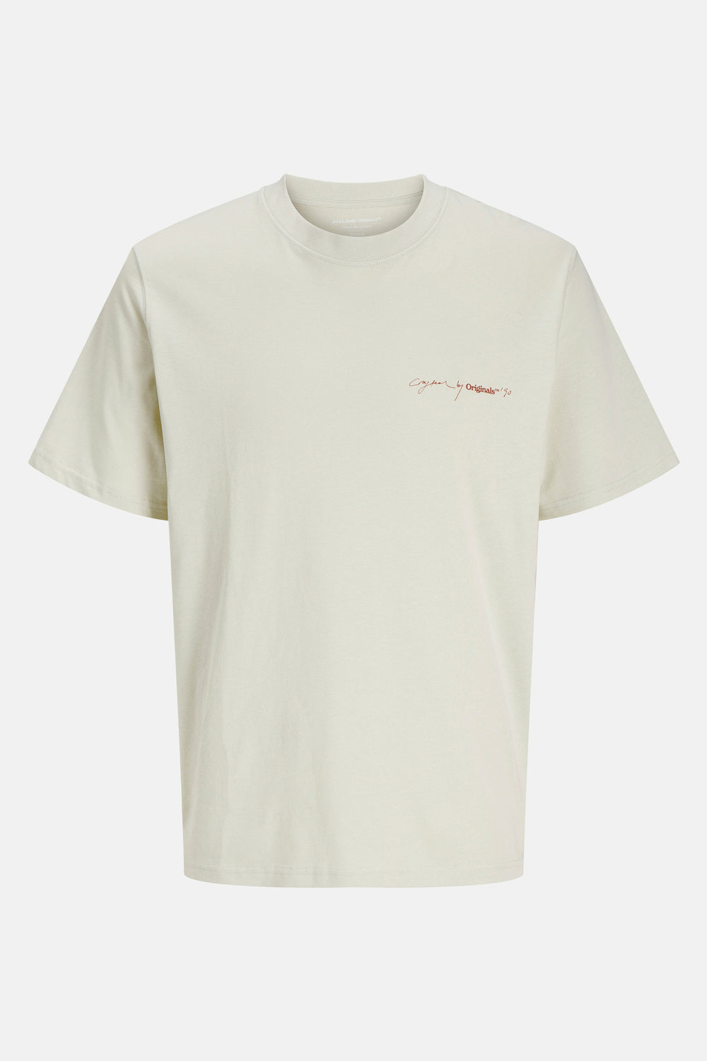 T-shirt (manches courtes) Écru - ORIGINALS BY JACK & JONES