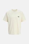 T-shirt (manches courtes) Écru - ORIGINALS BY JACK & JONES