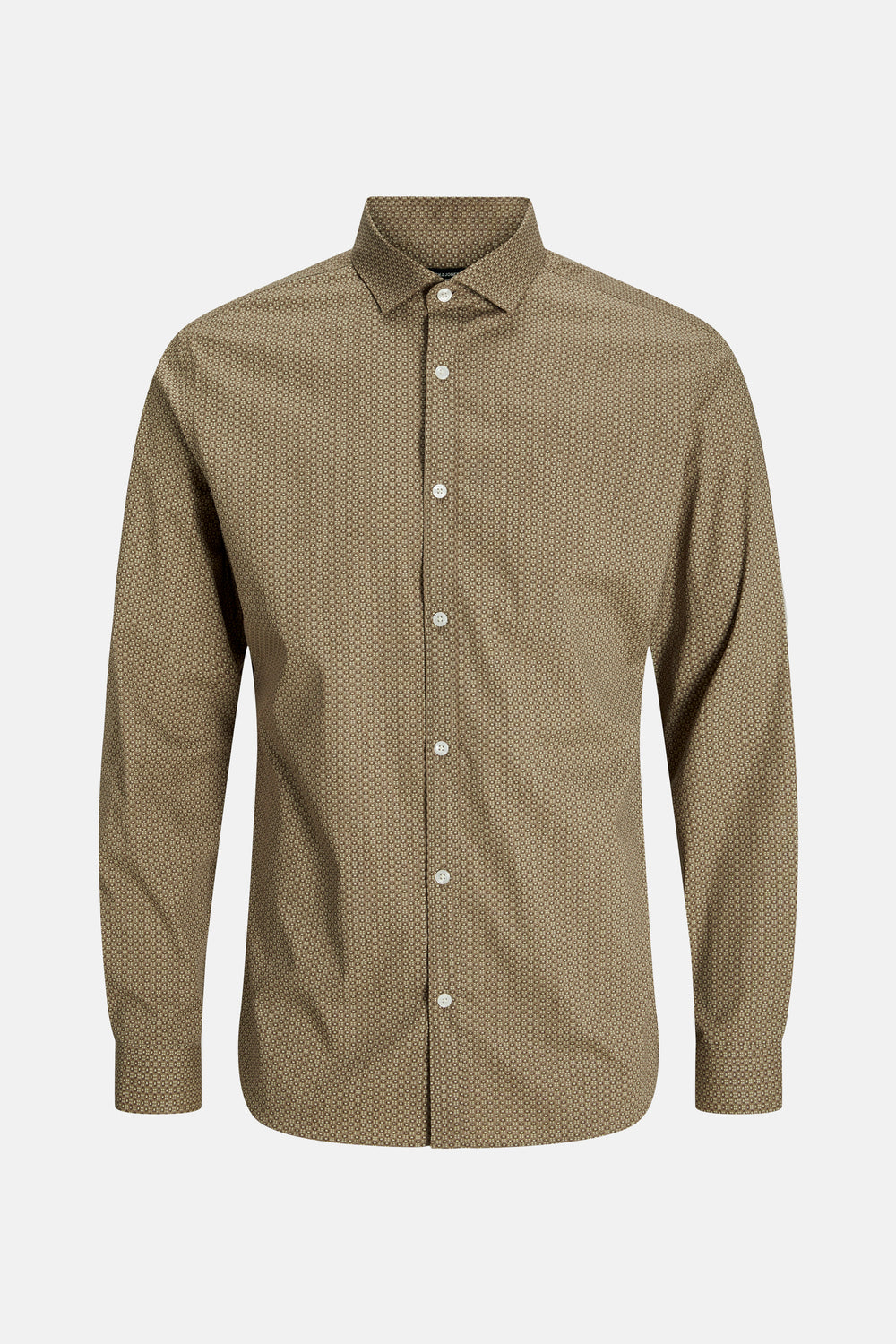 Chemise (manches longues) Brun - PREMIUM BY JACK & JONES
