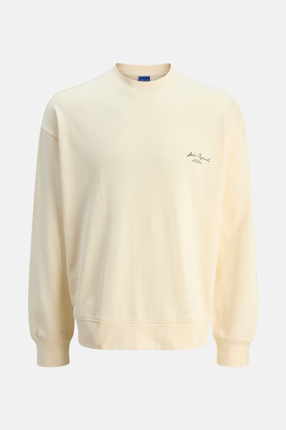 Sweat col rond Blanc - ORIGINALS BY JACK & JONES