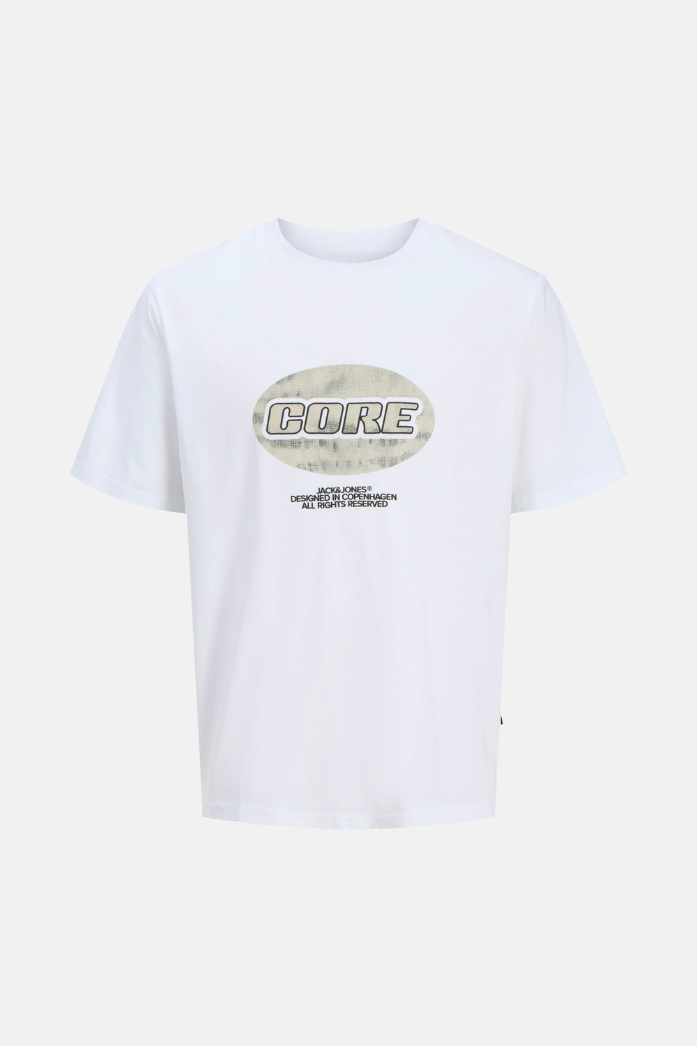 T-shirt (korte mouwen) Wit - ORIGINALS BY JACK & JONES
