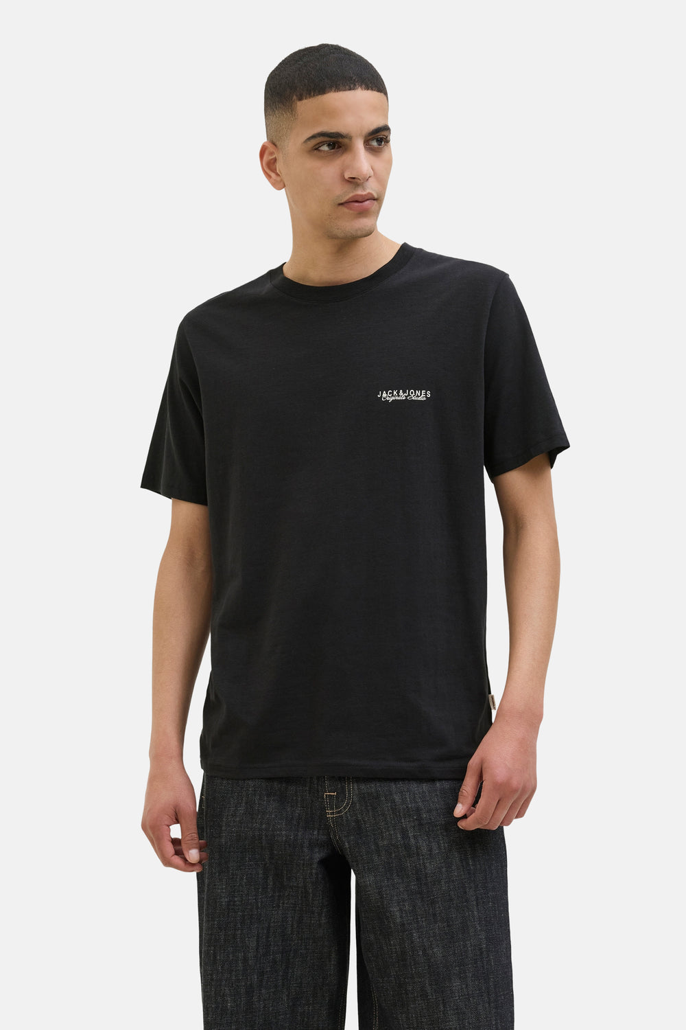 T-shirt (korte mouwen) Zwart - JACK & JONES