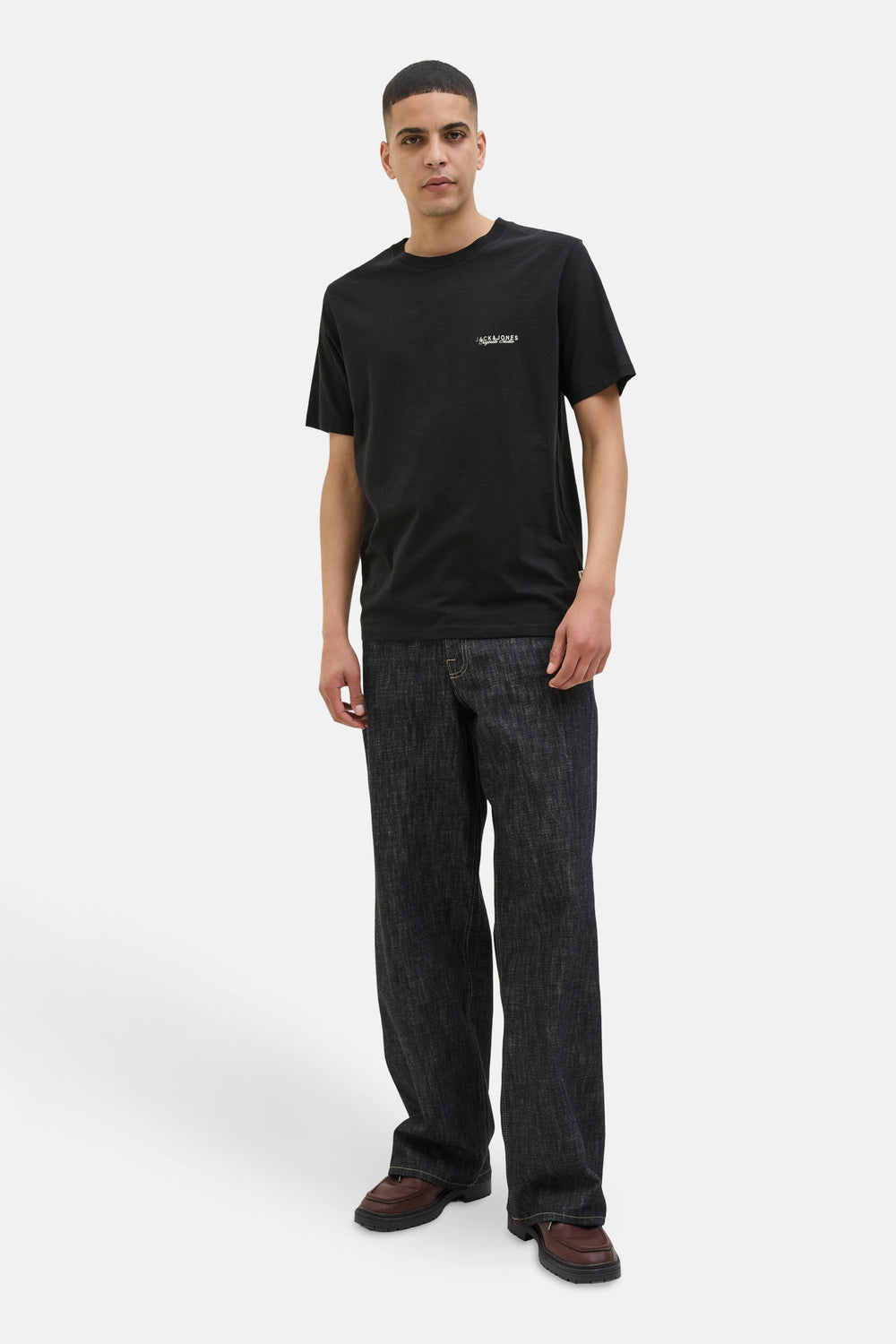 T-shirt (korte mouwen) Zwart - JACK & JONES