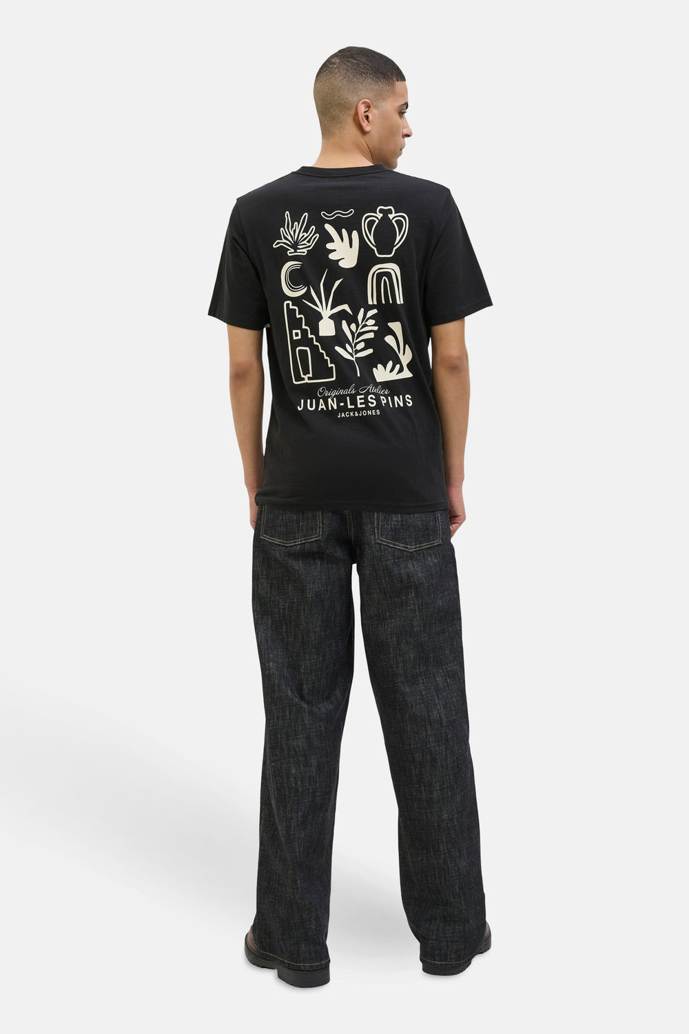 T-shirt (korte mouwen) Zwart - JACK & JONES