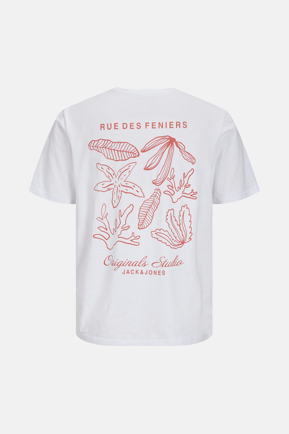 T-shirt (korte mouwen) Wit - JACK & JONES