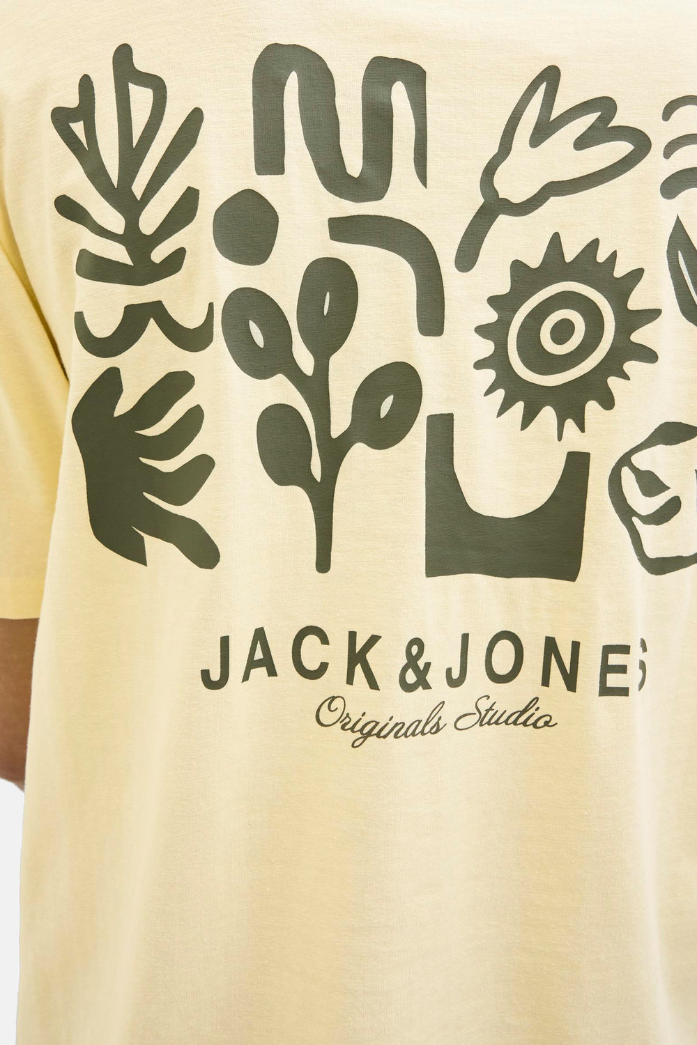 T-shirt (korte mouwen) Geel - JACK & JONES