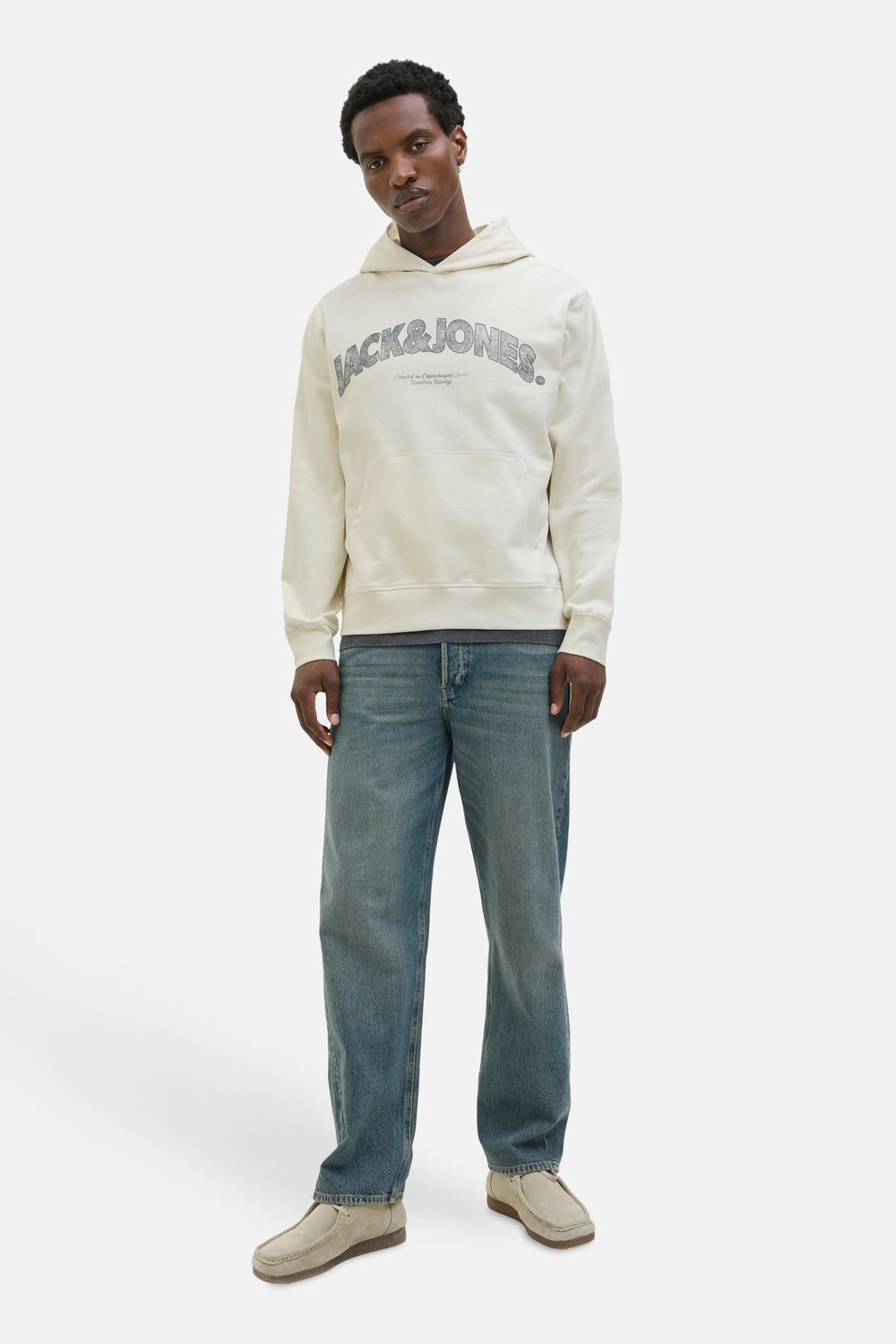 Sweater met kap Wit - ORIGINALS BY JACK & JONES