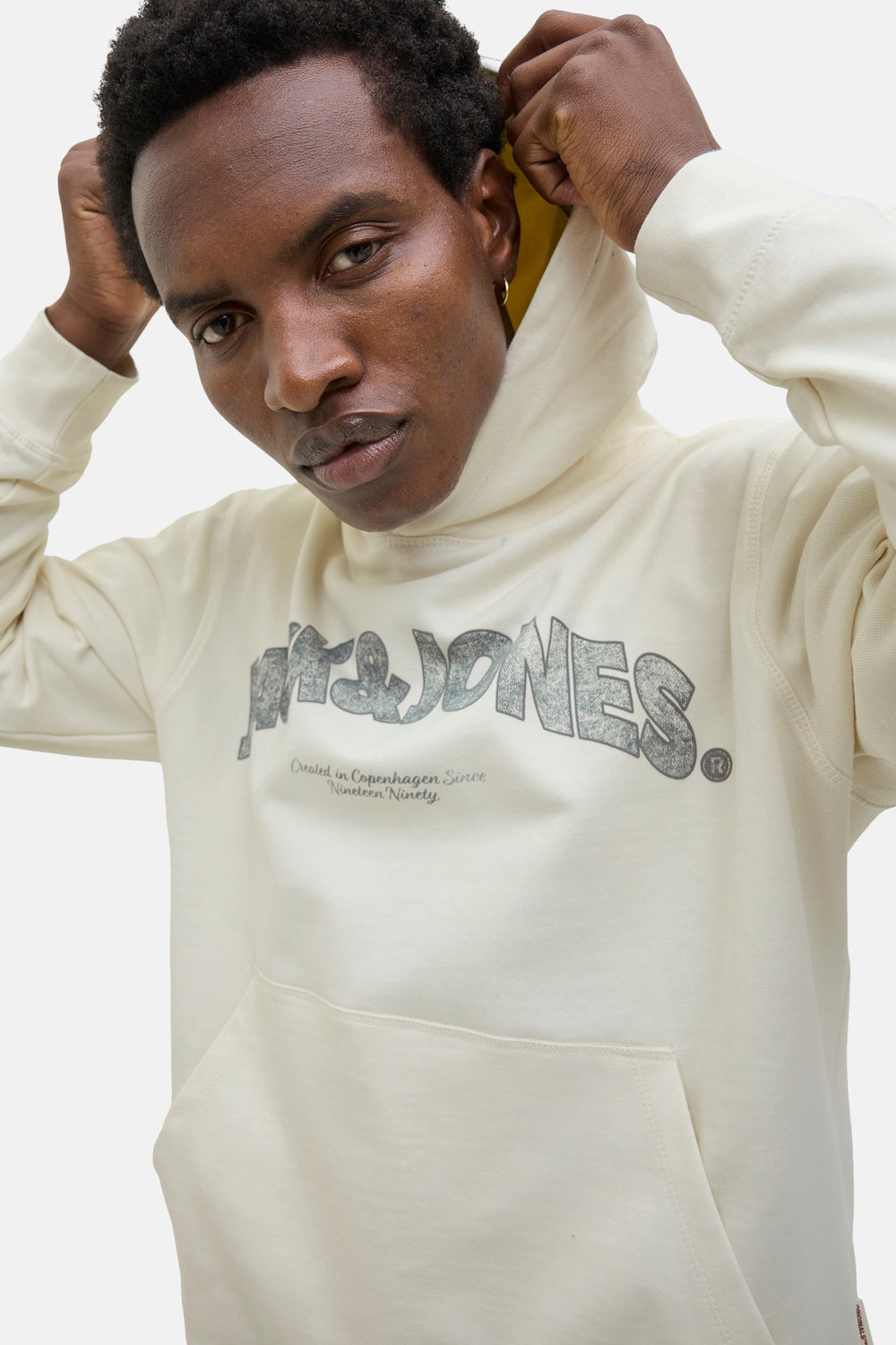 Sweater met kap Wit - ORIGINALS BY JACK & JONES