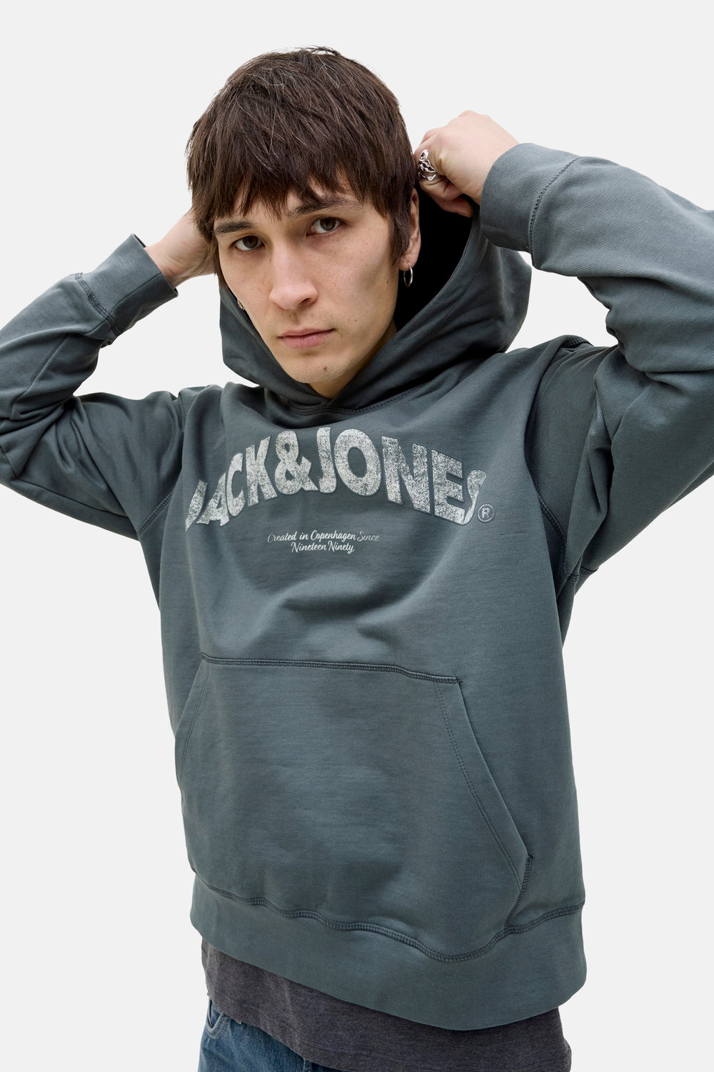 Sweater met kap Grijs - ORIGINALS BY JACK & JONES