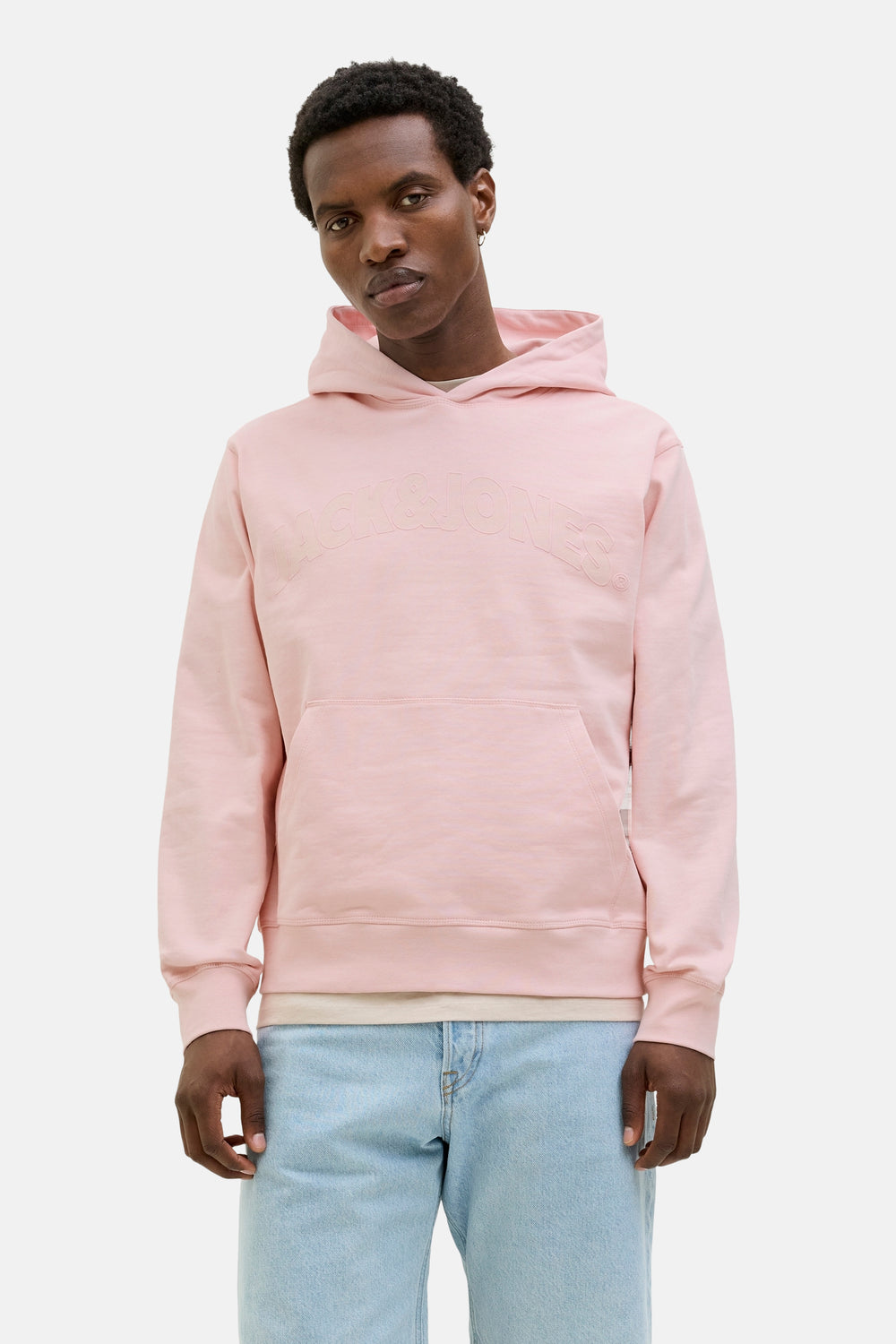 Sweater met kap Roze - ORIGINALS BY JACK & JONES