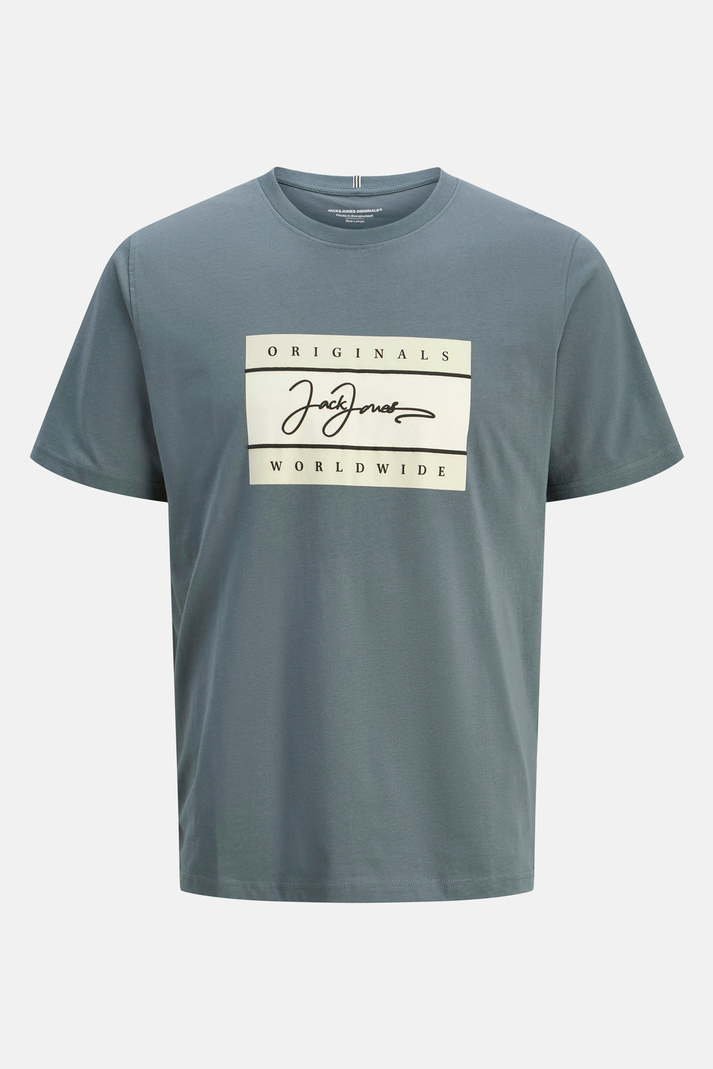 T-shirt (korte mouwen) Blauw - ORIGINALS BY JACK & JONES