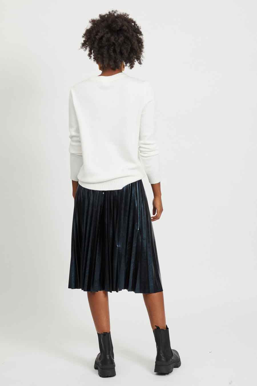 Pull col rond Blanc - VILA®