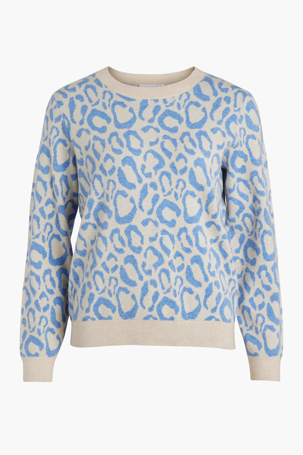 Pull col rond Bleu - VILA®