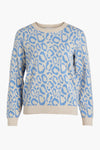 Pull col rond Bleu - VILA®
