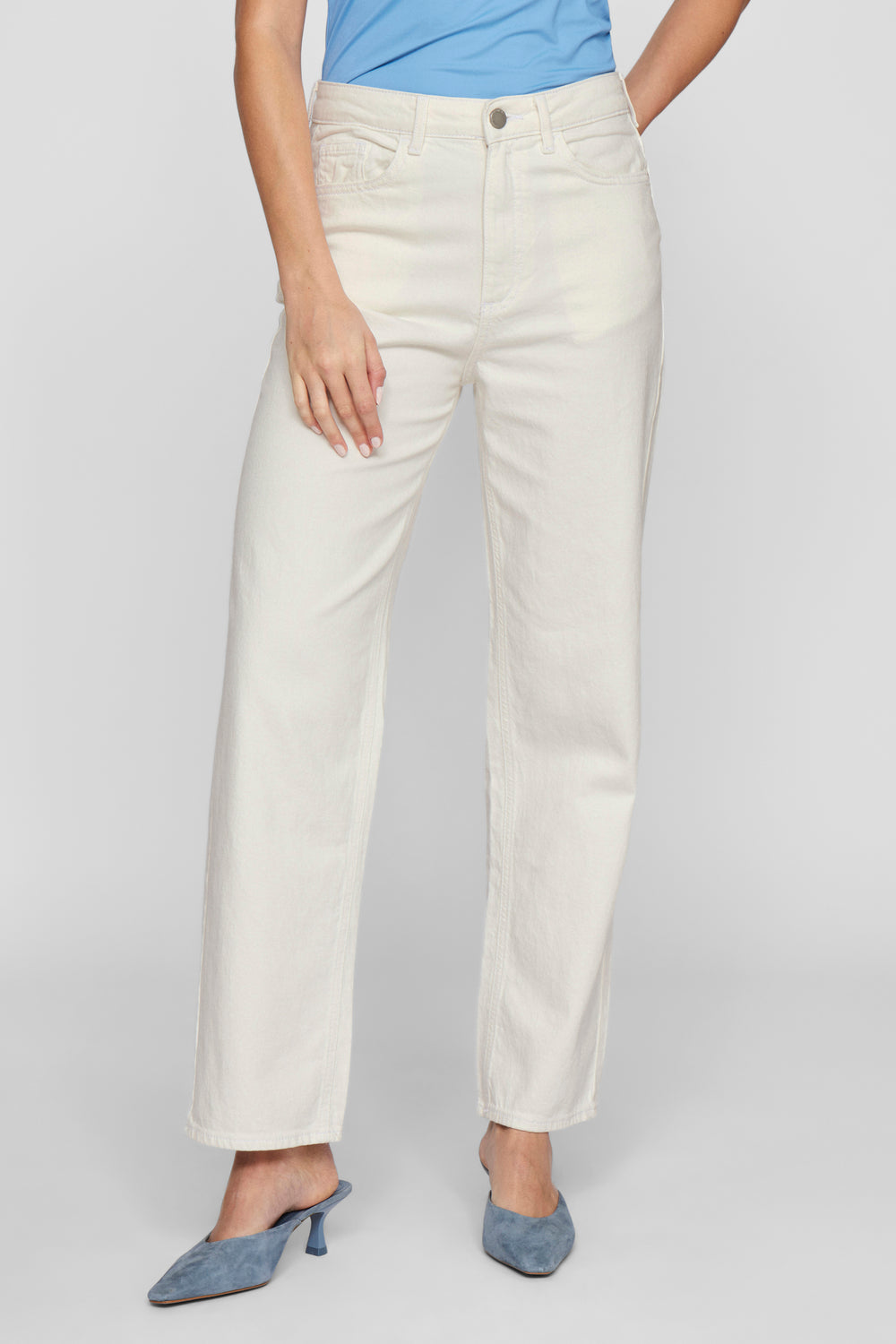 VIKELLY JAF HW STRAIGHT JEANS-NOOS