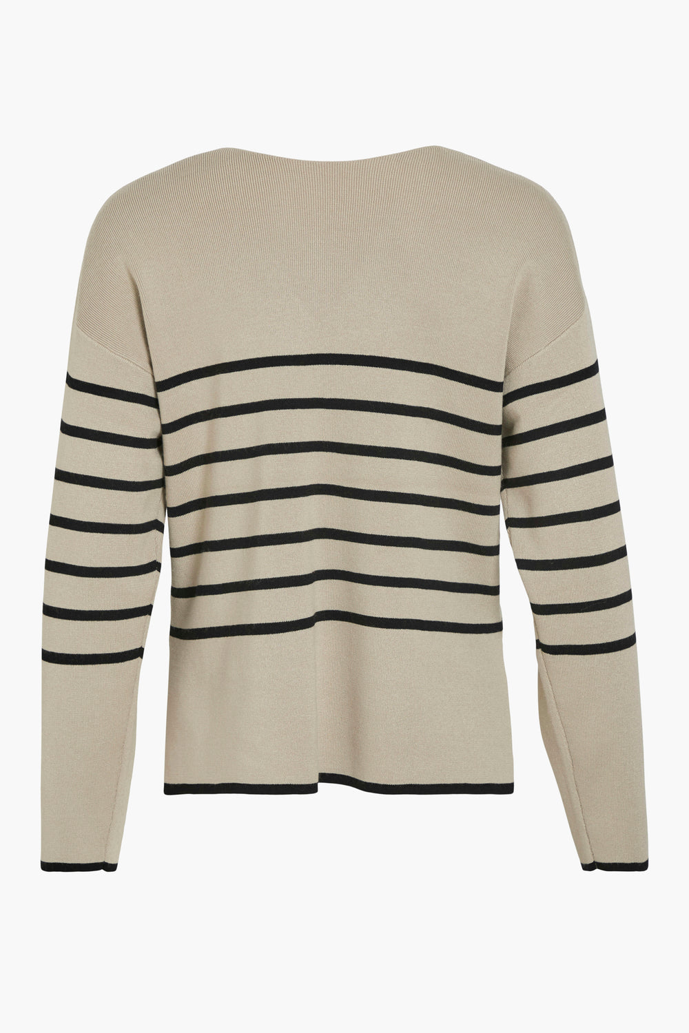 Pull col V Noir - VILA®