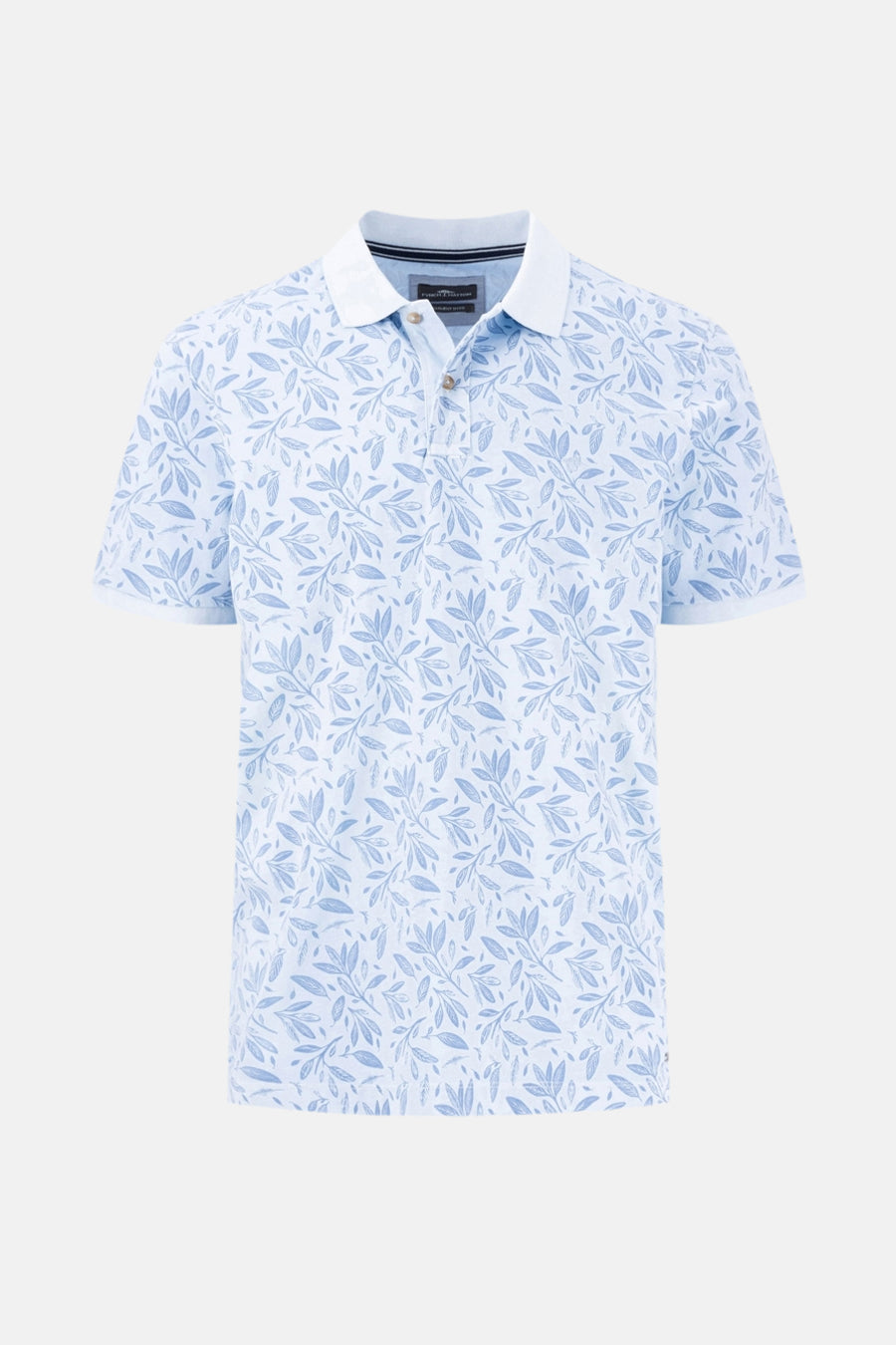 Heren tops polo korte mouw Blauw - FYNCH-HATTON