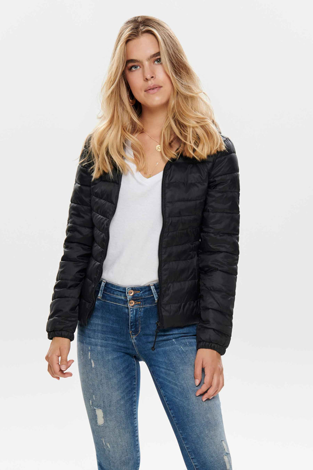 Korte jas Zwart - ONLY®