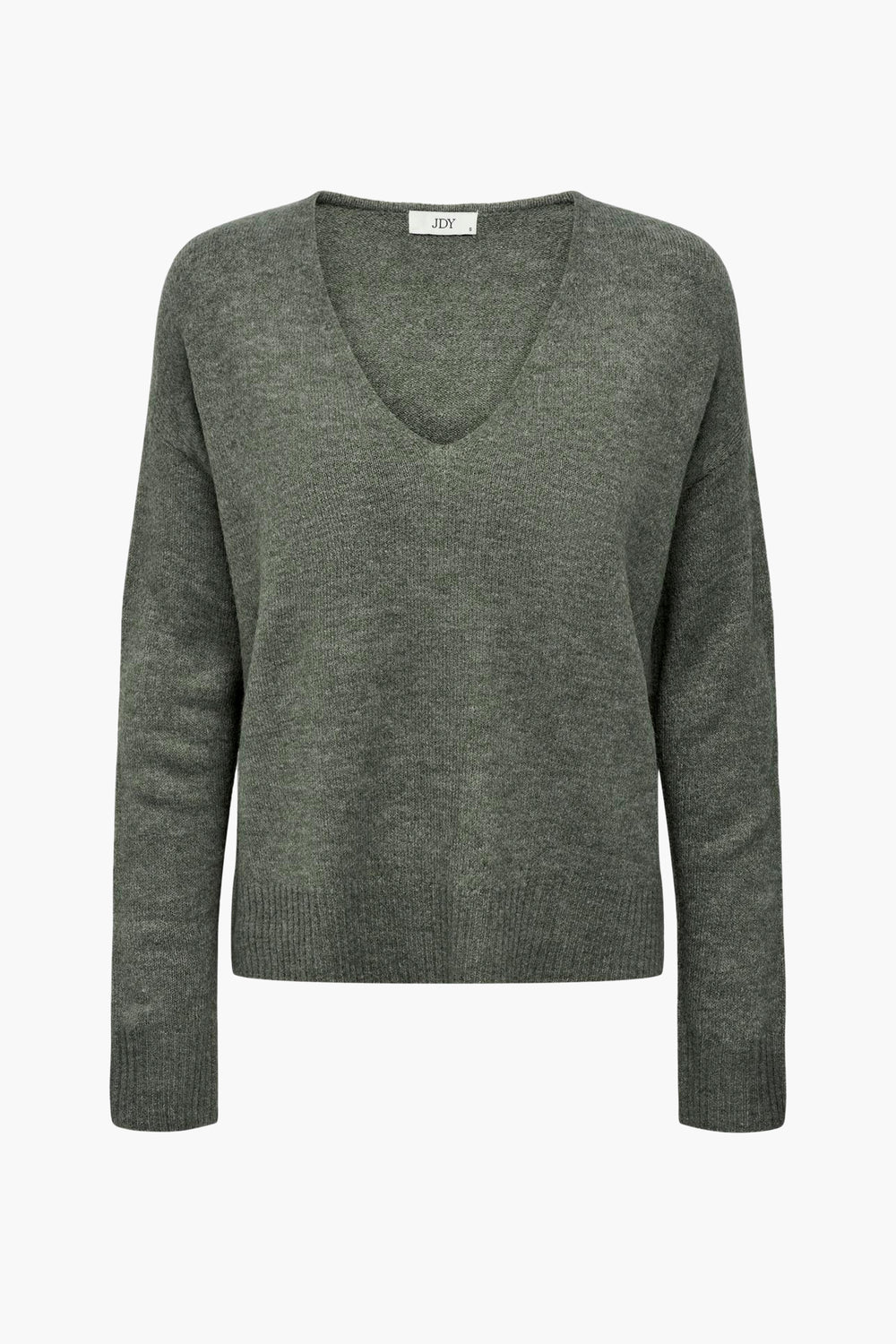 Pull col rond Vert - JDY