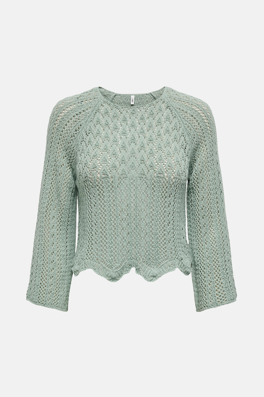 Pull col rond Vert - ONLY®