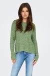 Pull col rond Vert - ONLY®
