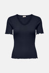 Top uni manches courtes Bleu - JDY