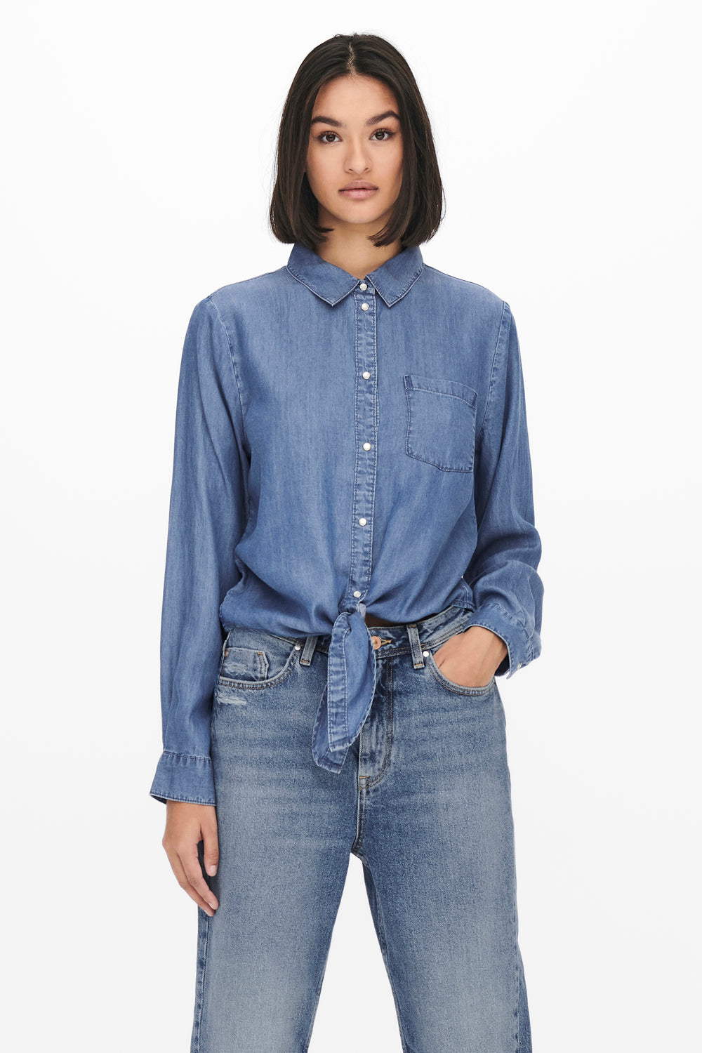 Chemisier (manches longues) MID BLUE DENIM - JDY