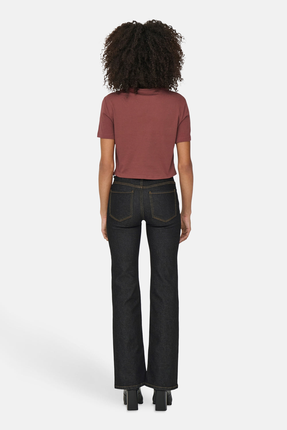 T-shirt (korte mouwen) Bruin - ONLY®