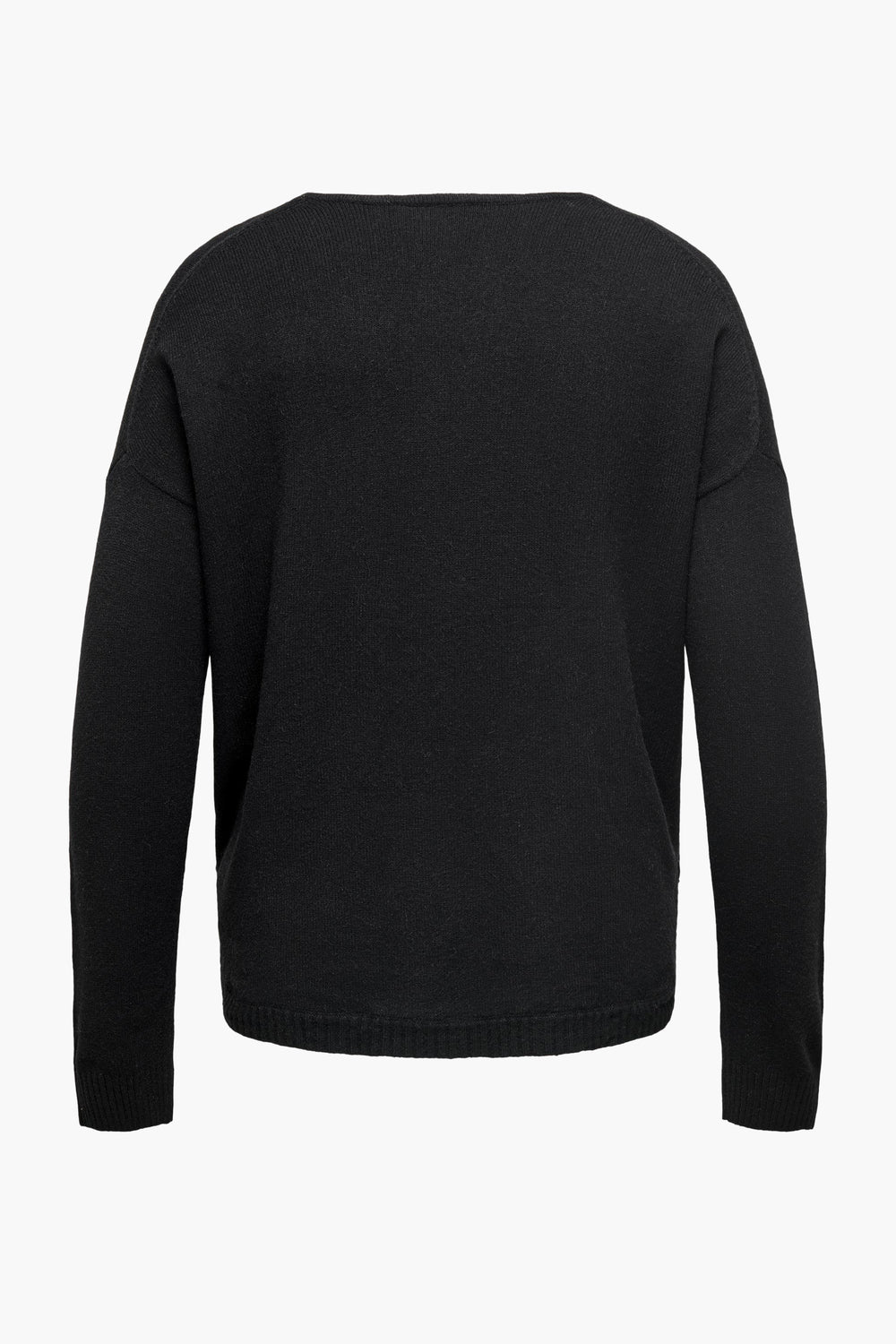 Pull col V Noir - CARMAKOMA