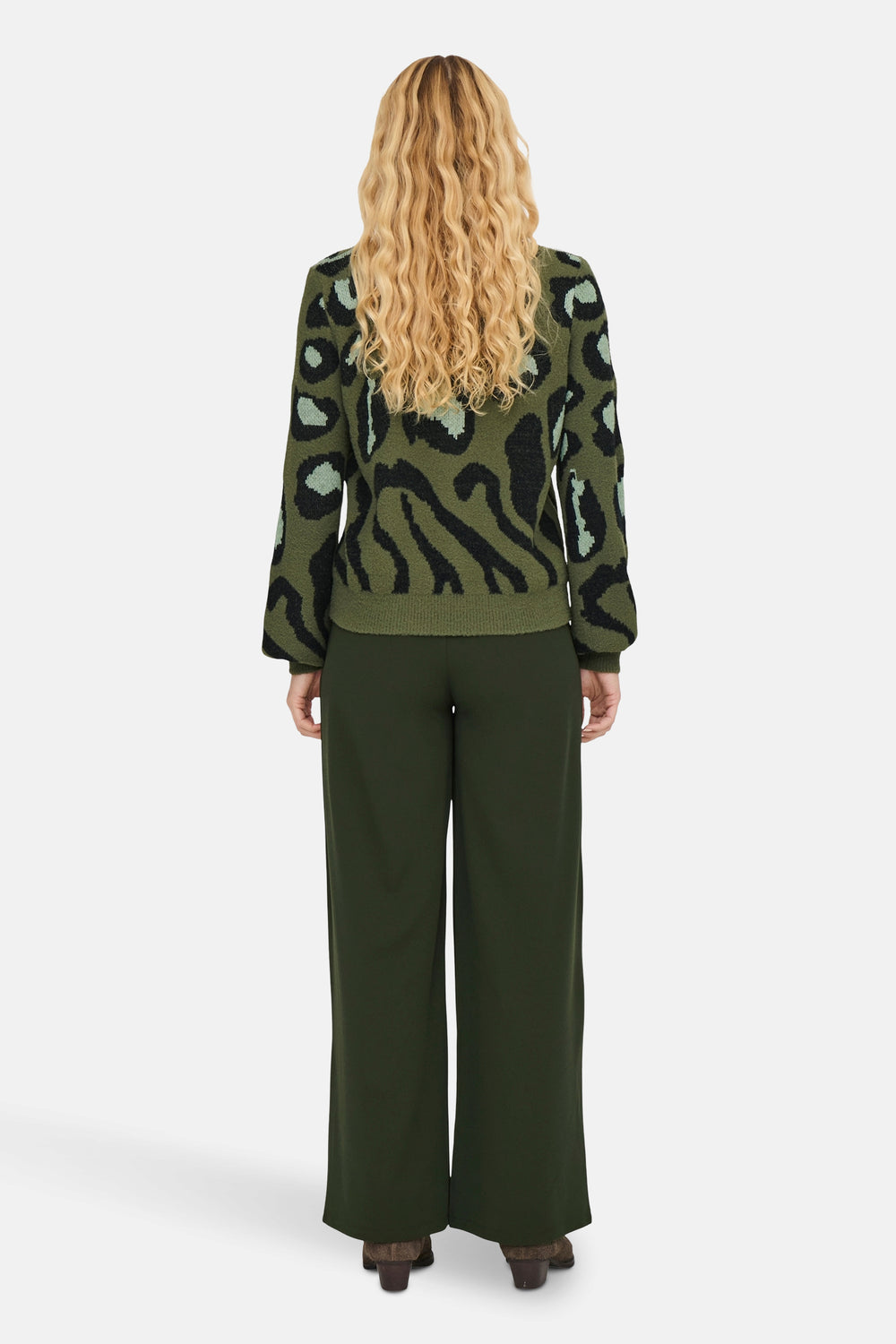 Pull col rond KAHKI - JDY