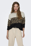 Pull col rond Brun - ONLY®