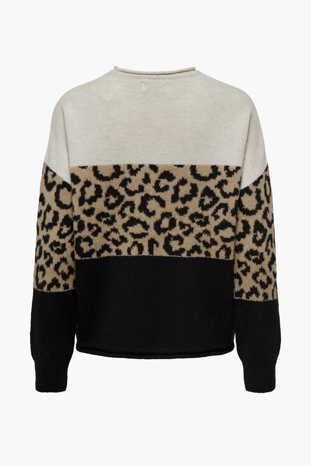 Pull col rond Brun - ONLY®