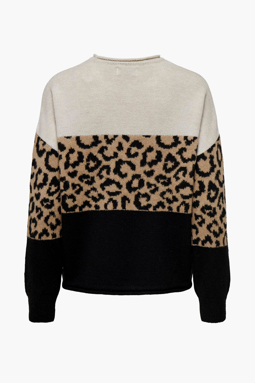 Pull col rond Brun - ONLY®