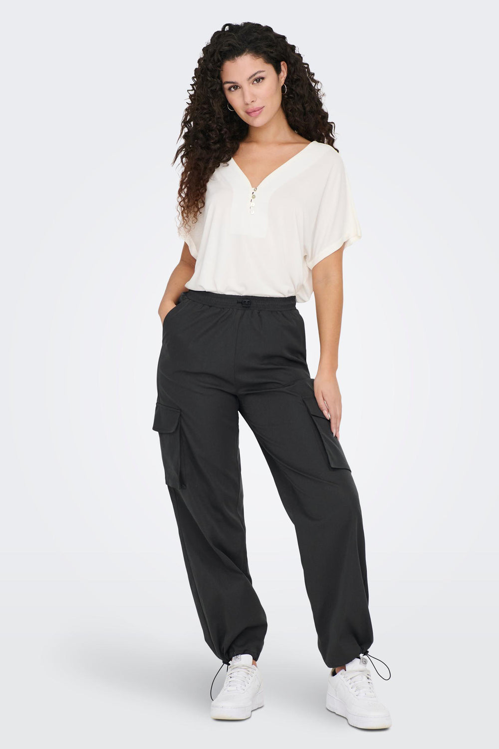 Pantalon cargo Gris - ONLY®