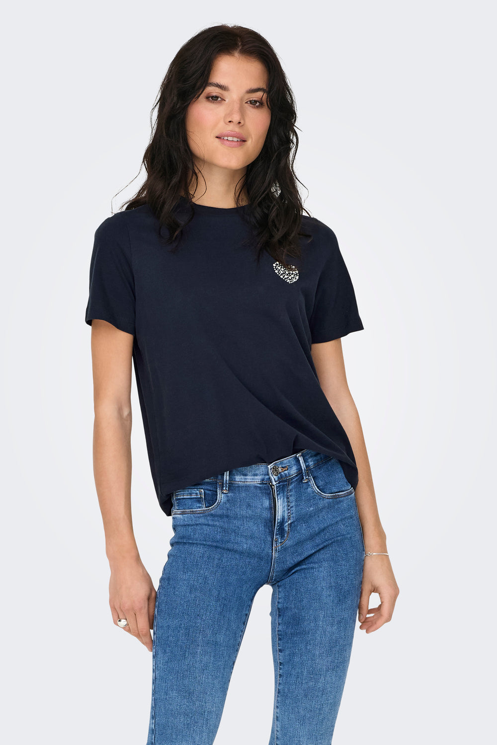 Top (manches courtes) Bleu - JDY
