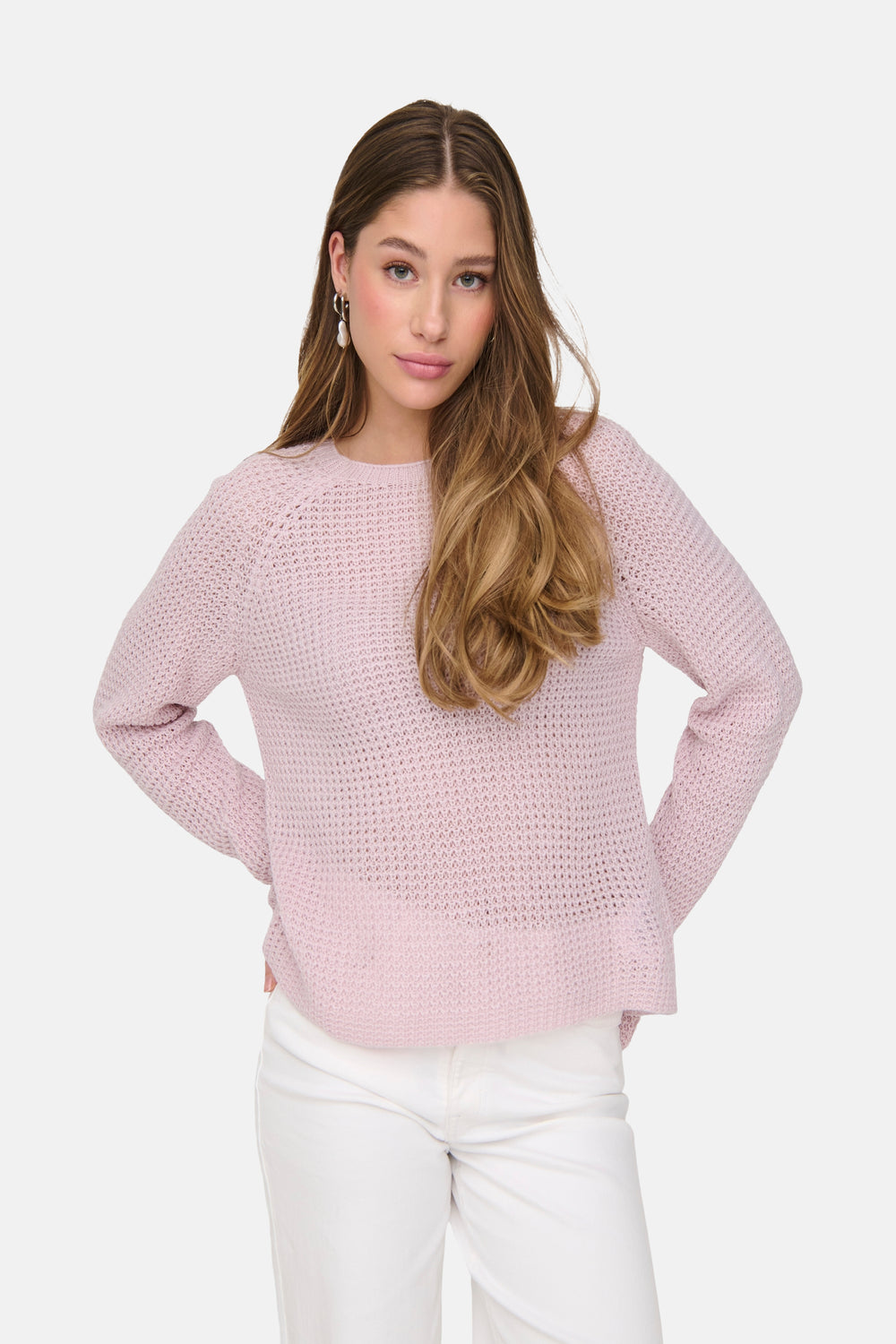 Pull col rond Rose - JDY