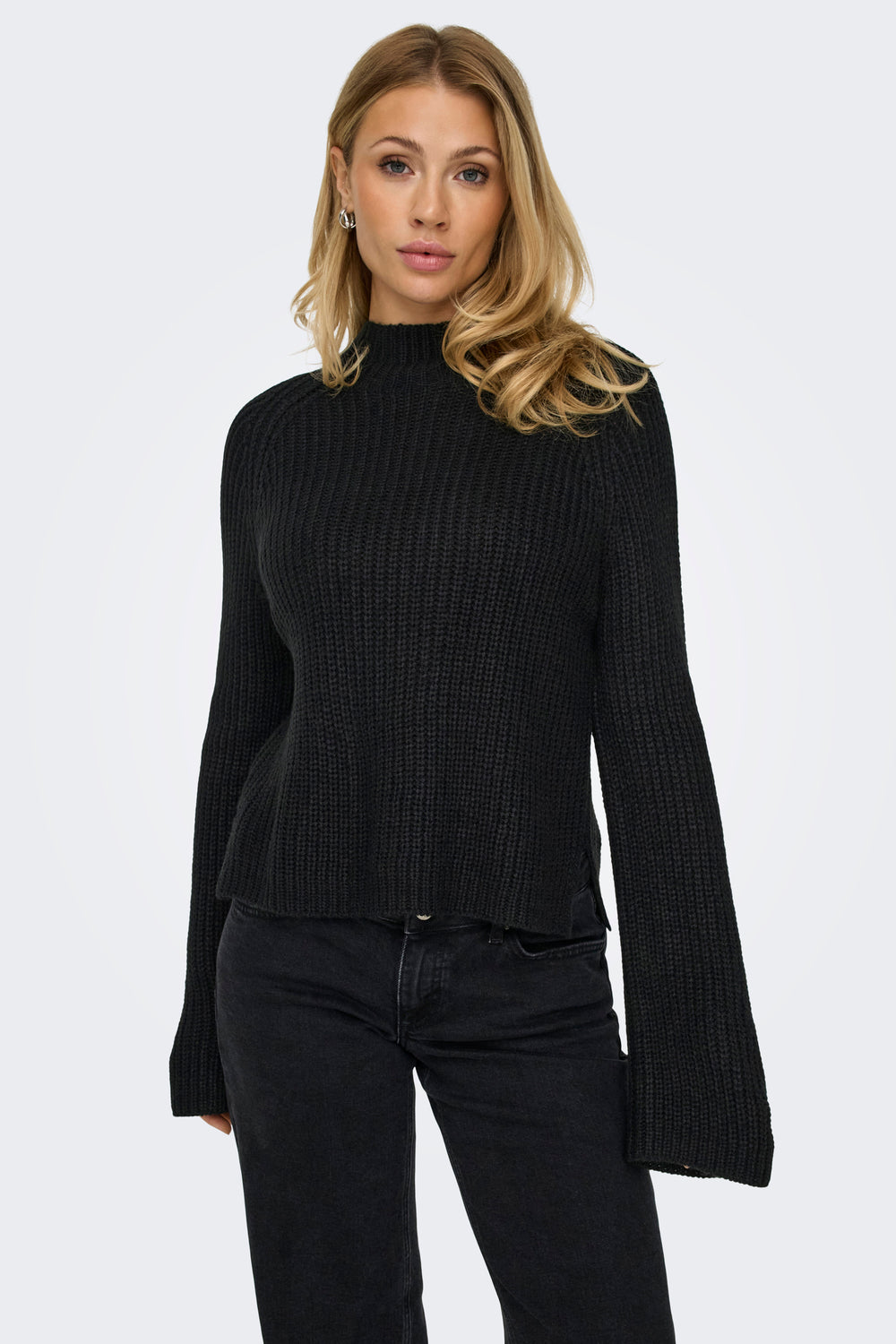 Pull col rond Noir - JDY