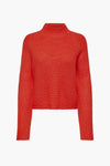 Pull col rond Rouge - JDY