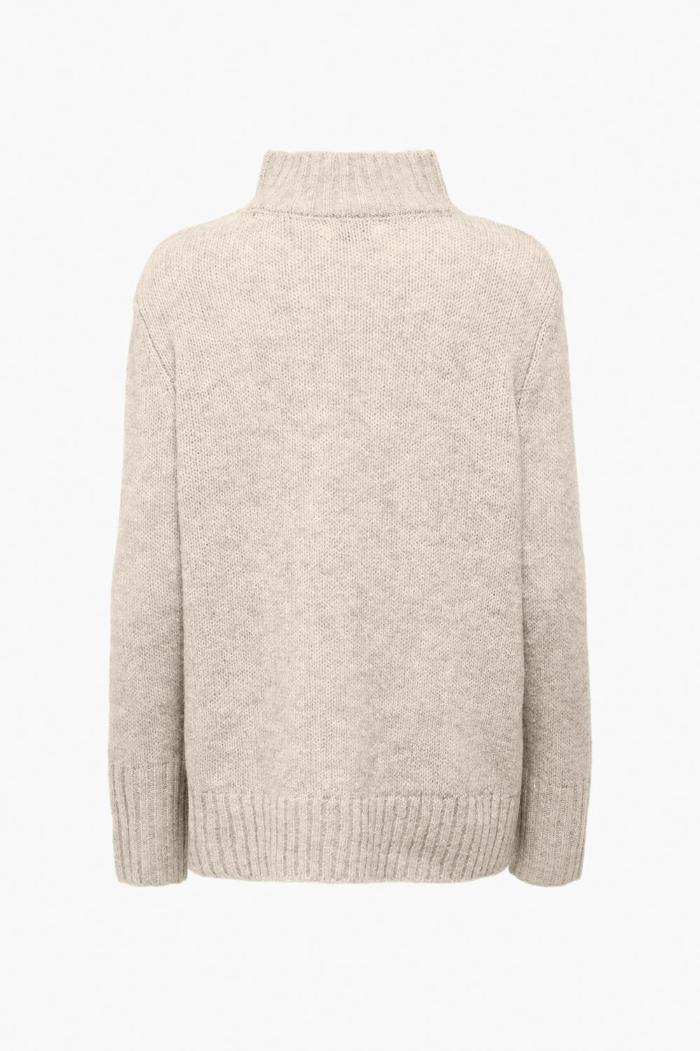 Pull col montant Beige - ONLY®