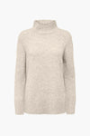 Pull col montant Beige - ONLY®
