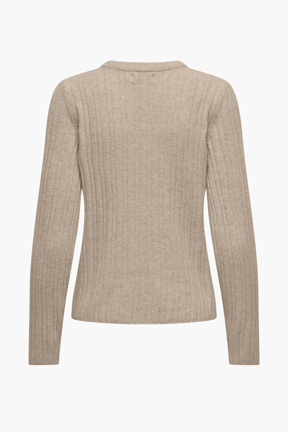 Pull col rond Beige - ONLY®